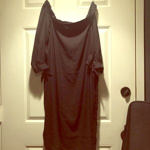 Black Off-The-Shoulder Dress